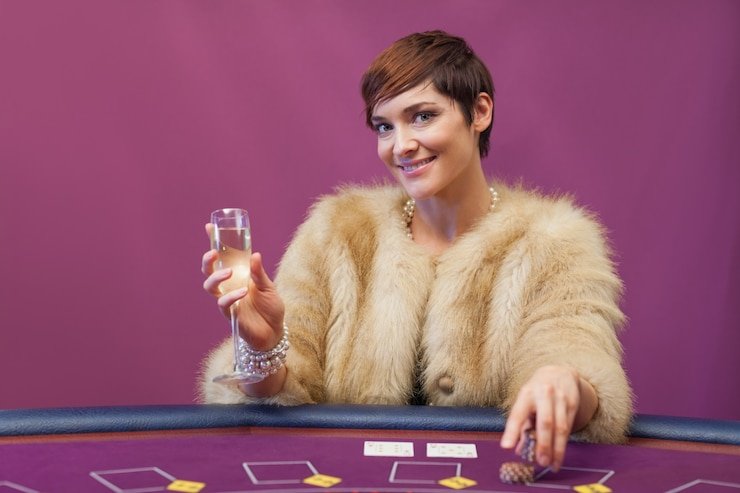 Antarmuka penempatan taruhan VIP Roulette pada layar ponsel
